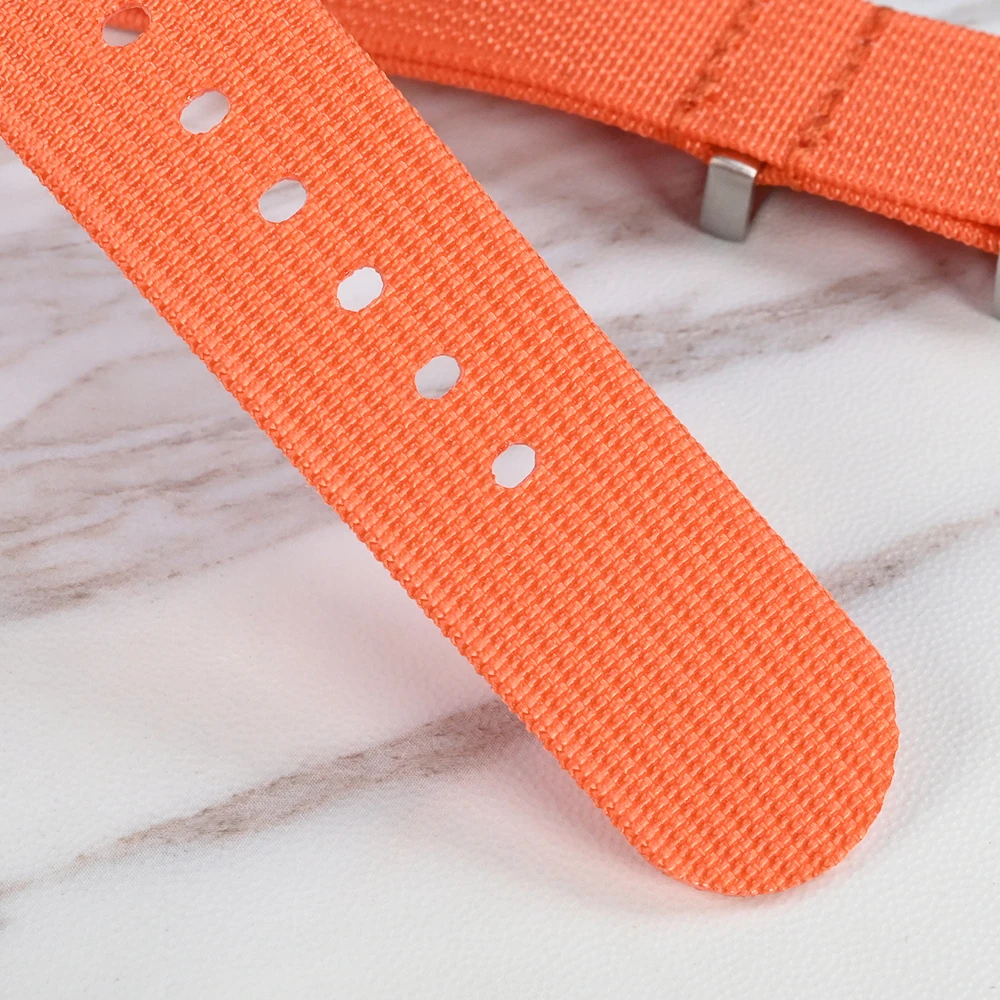 San Martin Nylon Loop Strap For Watch Nato Army Sport Watchband 20mm 22mm Woven 316L Stainless Steel Pin Buckle Correas BD0009