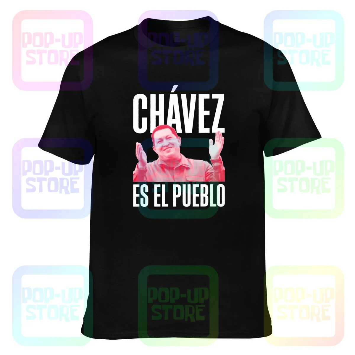 Футболка с надписью Хьюго Чавес Эль-народный чибло Венесуэла Новинка |