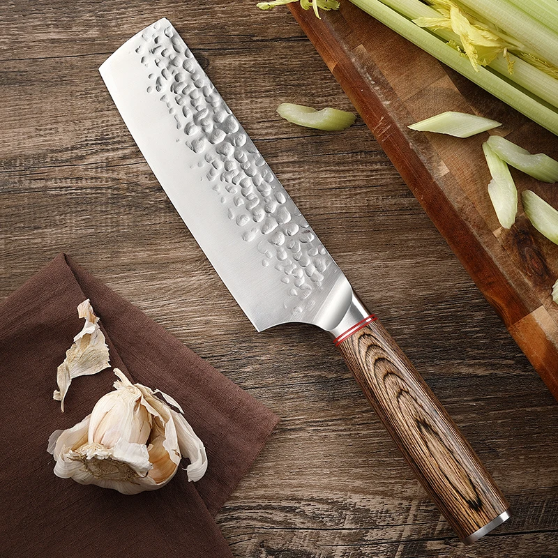

Forged Japanese Slicing Knife Kitchen Cleaver Santoku Chef Knifes Stainless Steel Sharp Nakiri Utility Vegetable Knives Cooking