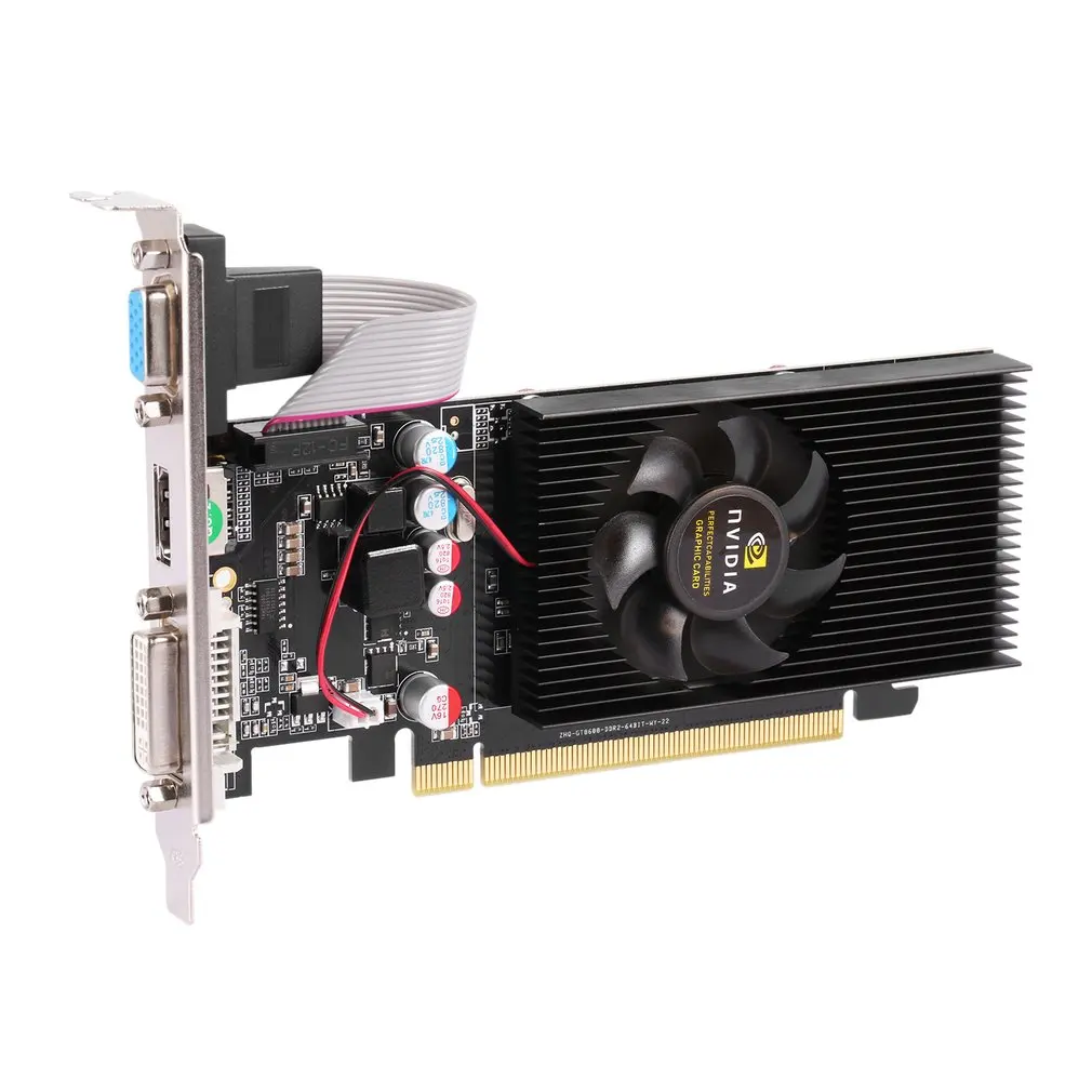 Видеокарта GeForce GT210 1 ГБ 64 бит DDR2 HDMI VGA/DVI | Электроника