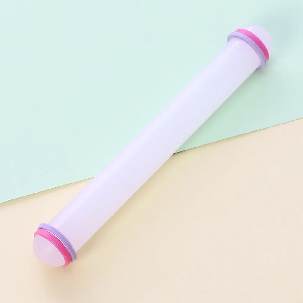 

23cm Kitchen Rolled Fondant Tools Silicone Non-stick Rolling Pin Cupcake Decorating Roller Cake Decorating Mini Baking Cook Tool