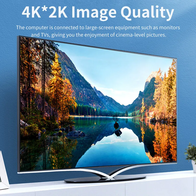 4K * 2K адаптер с портом дисплея на HDMI-совместимый кабель адаптация Видео Аудио для