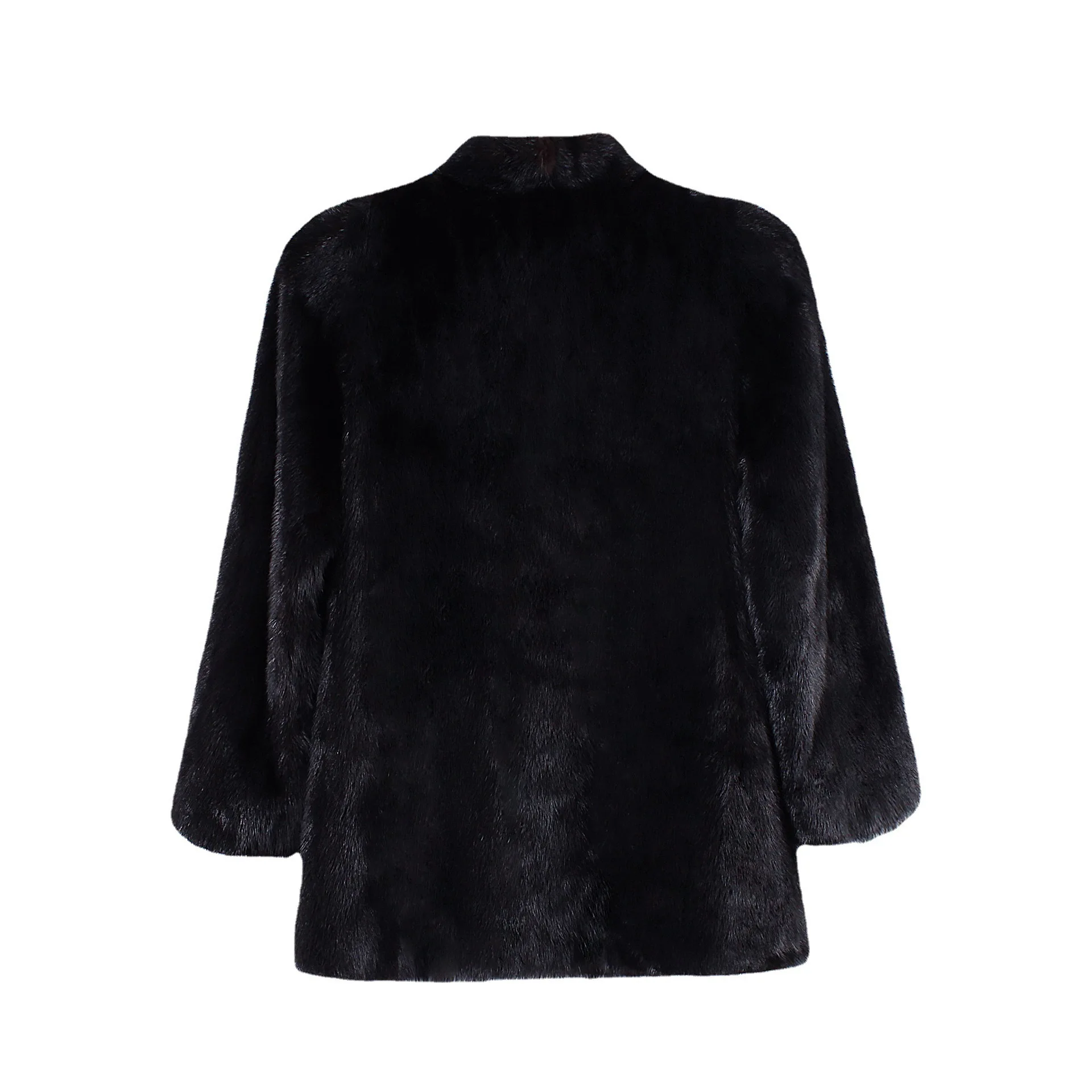 Women's Leather Fur Coat Autumn and Winter Imitation Fur Women's Coat Faux Fur Coat
