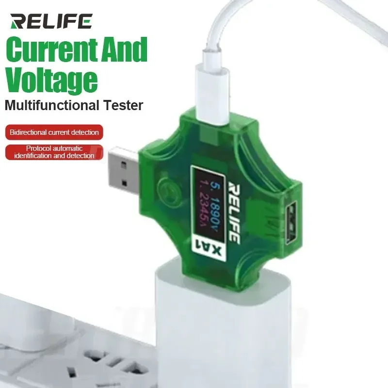 RELIFE XA1 Многофункциональный тестер тока и напряжения USB-Type-C для инструментов