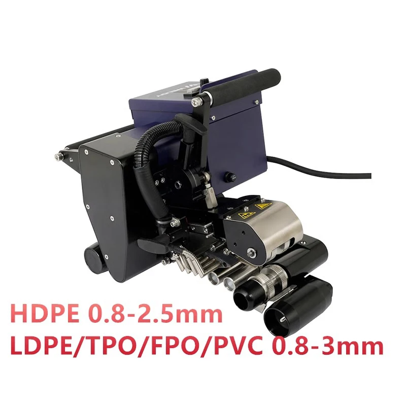 WGW300 HDPE Геомембрана Сварочный аппарат для лайнеров пруда HDPE/LDPE/PP Автоматический