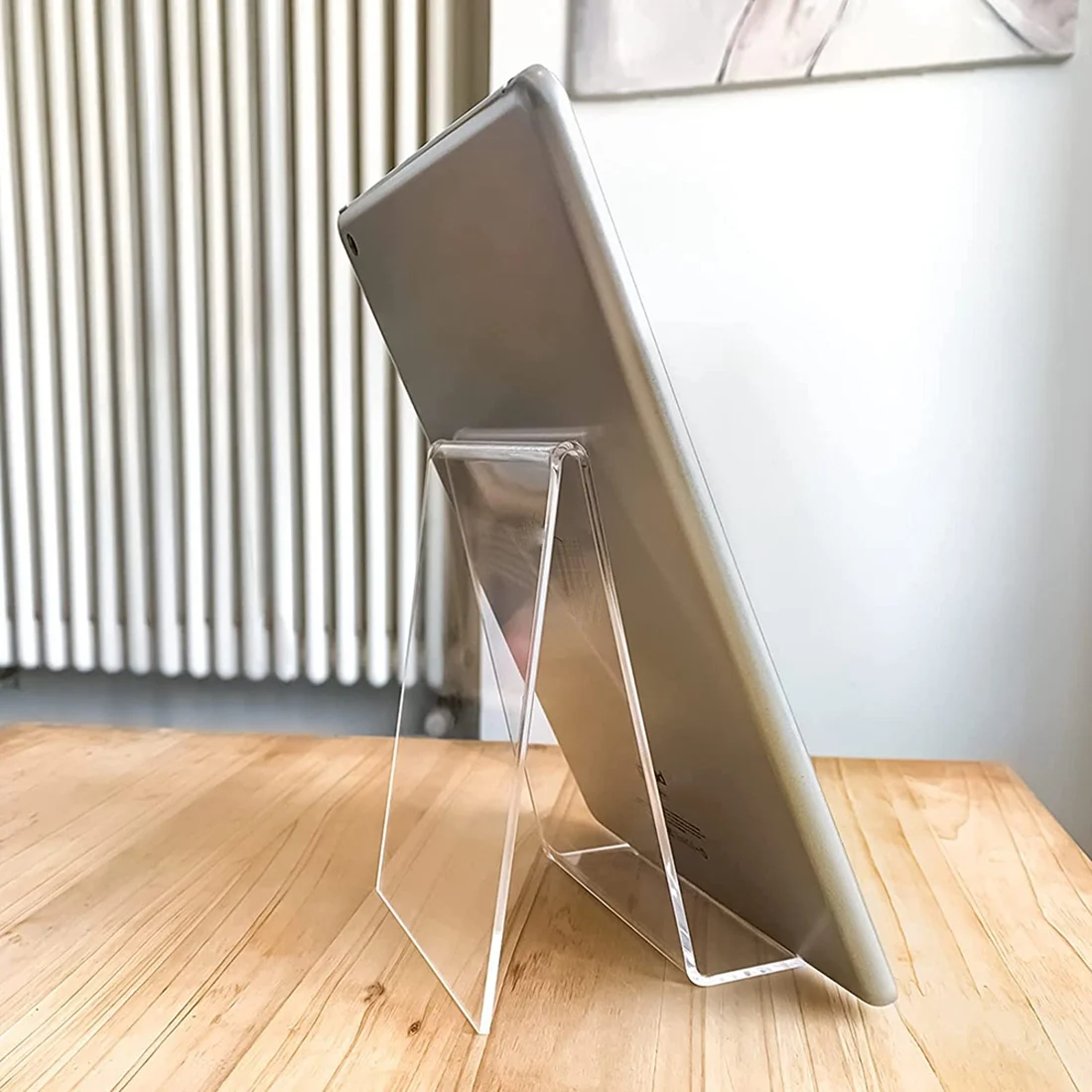 

10 шт./упаковка, прозрачные акриловые подставки для книг