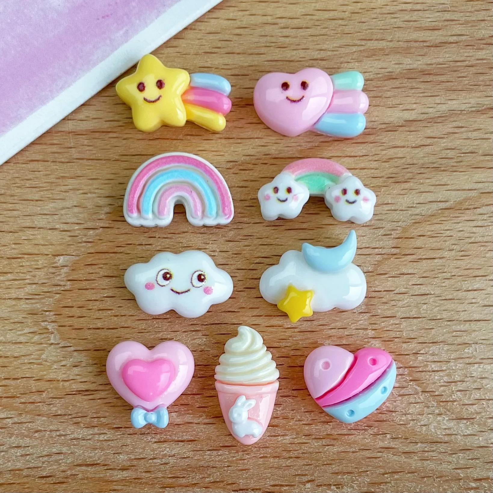 10 шт. черный розовый карандаш капсула череп галстук-бабочка таблетки конфеты