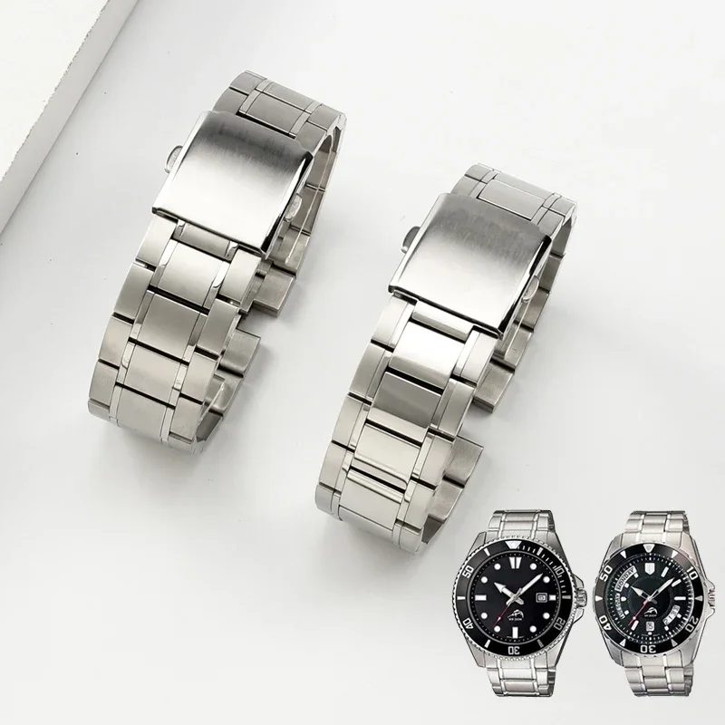 

Solid Stainless Steel Watch Strap for Casio Swordfish MDV-106 Mdv107 Watch Bracelet MTP-1375 Belt 5374 1374 Watch Band 22mm