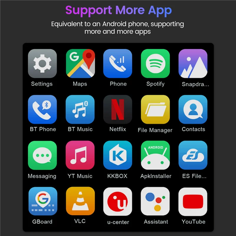 

4 + 64 ГБ Android 10-Совместимый Беспроводной Автомобильный плеер Android для автомобиля AI Box Car мультимедиа