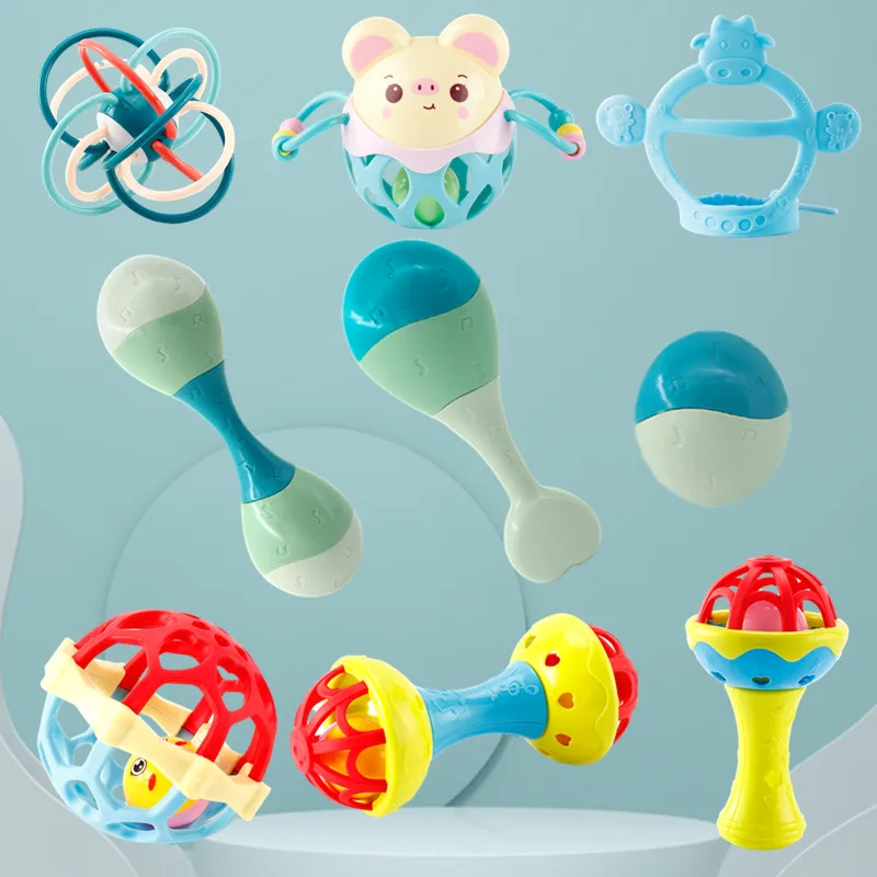 

Baby Rattle Toys 0 12 Months Newborn Baby Educational Infant Toys Teethers For Teeth Early Development Games Toys For Baby
