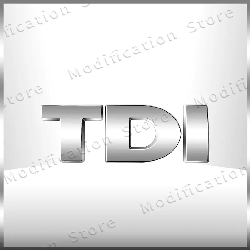 

3D наклейка на багажник заднего багажника ABS TDI с надписью и логотипом для Golf 4 5 6 MK4 MK5 Passat Jetta Polo