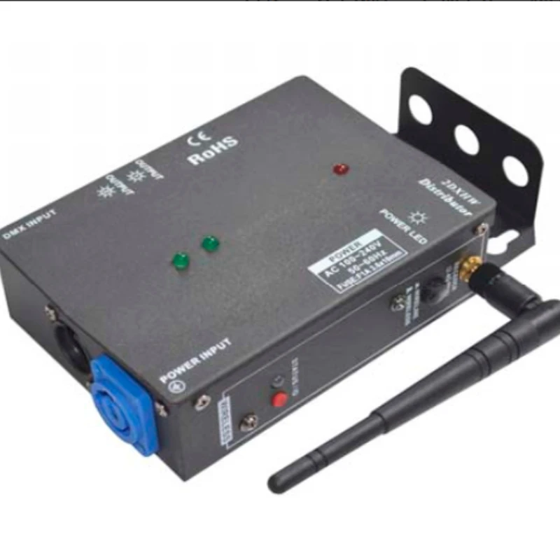 

2 Way Wireless DMX Splitter Multiple Installation Methods 2DX DMX distributor