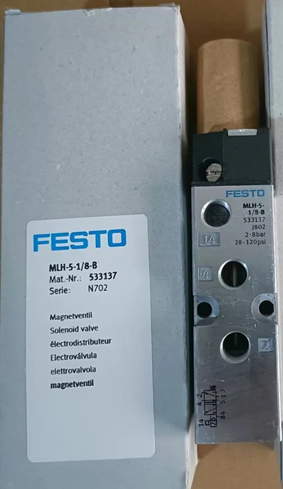 

NEW FESTO MLH-5-1/8-B 533137 Solenoid Directional Control Valve