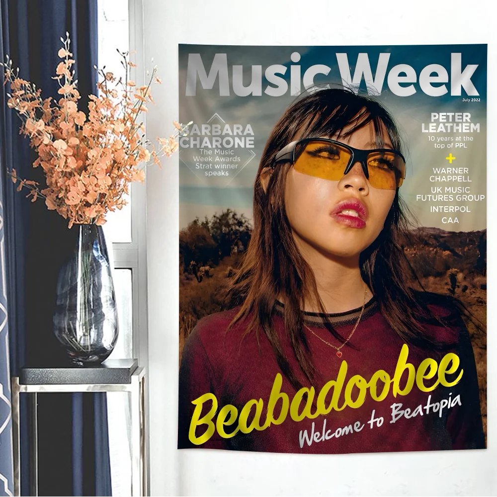 Певица Беабадобу Хиппи Настенные Гобелены Искусство Научная Художественная