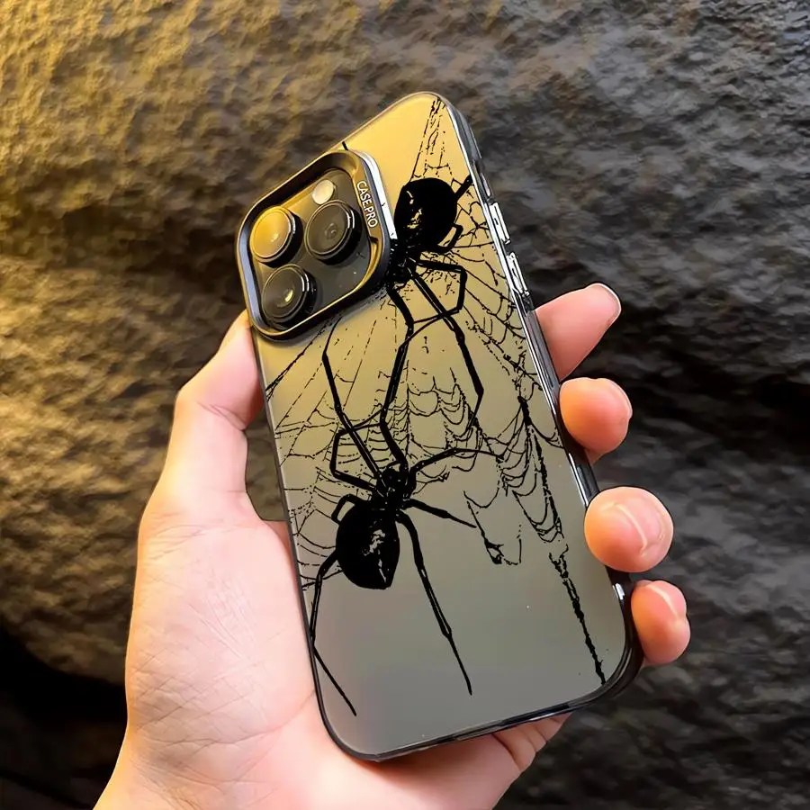 Чехол с логотипом Marvel Sipiderman для Apple iPhone 15 Pro Max 16 14 13 12 11 Plus защитный мягкий чехол