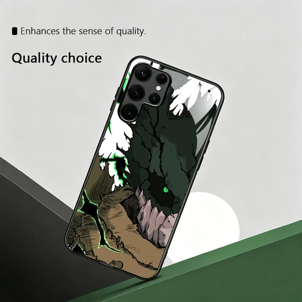 Фото Элитный чехол для телефона My Hero Academia для Samsung S26 S25 S24 S23 S22 S21 S20 Plus Ultra Note20, стеклянный магнитный чехол №5