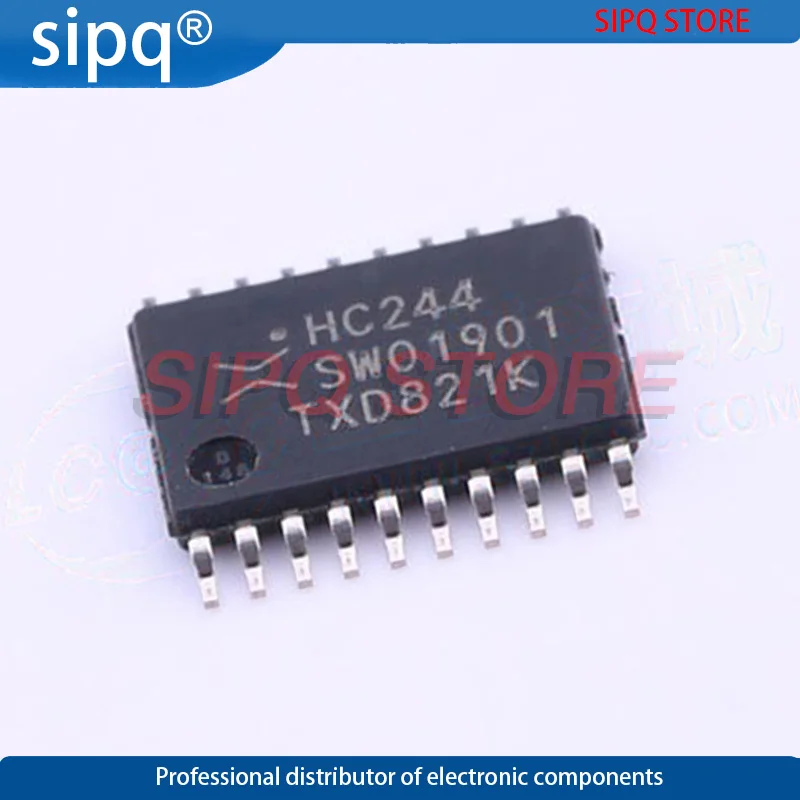 Фото 10 шт./лот 74HC244PW 74HC244 TSSOP-20 OCTAL Буфер/линейный драйвер; 3-STATE IC CHIP New Original №1