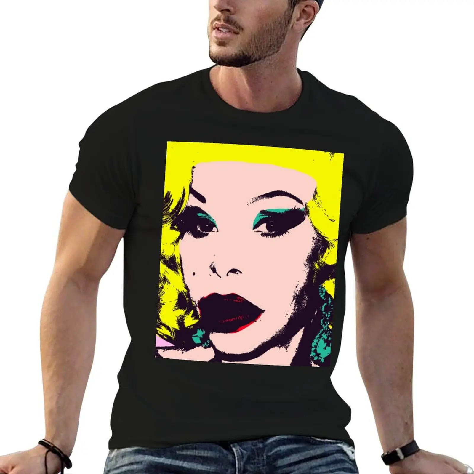 Фото Футболка Amanda Lepore, мужская футболка из 100% хлопка, дизайнерская мужская футболка, роскошная футболка №1