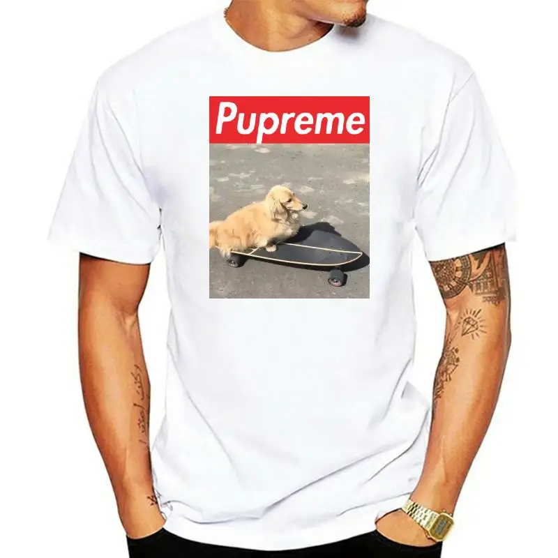 

Men T Shirt Pupreme dog skating Women t-shirt