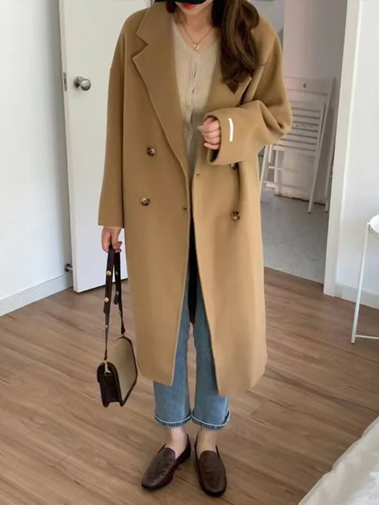 Рисунок 4 - Двустороннее кашемировое Женское пальто средней длины