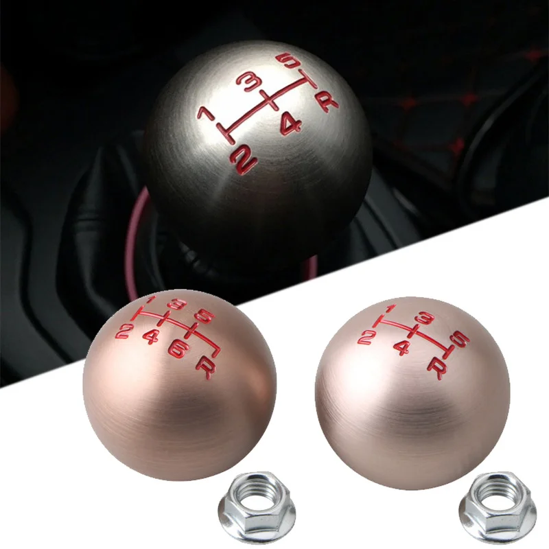 

Aluminum 5/6 Speed JDM Ball Shape Shift Gear Knob M10*1.5 For Honda Fit Civic City FD2 FN2 EP3 TYPE R DC2 DC5 AP1 AP2 S2000 F20C