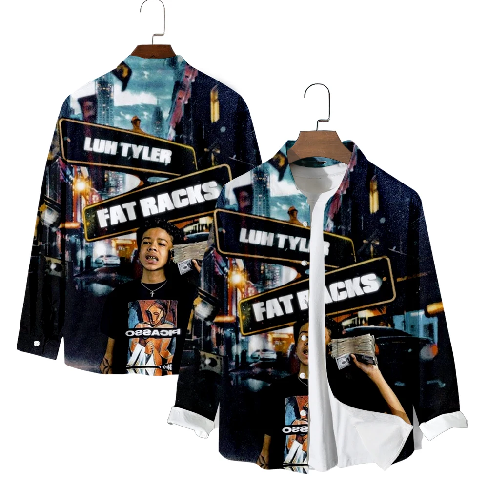 Рубашки с длинными рукавами Luh Tyler рубашка v-образным вырезом и отложным