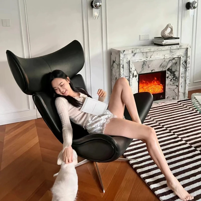 Итальянский стиль Современная Минималистичная спальня вращающийся черный чехол