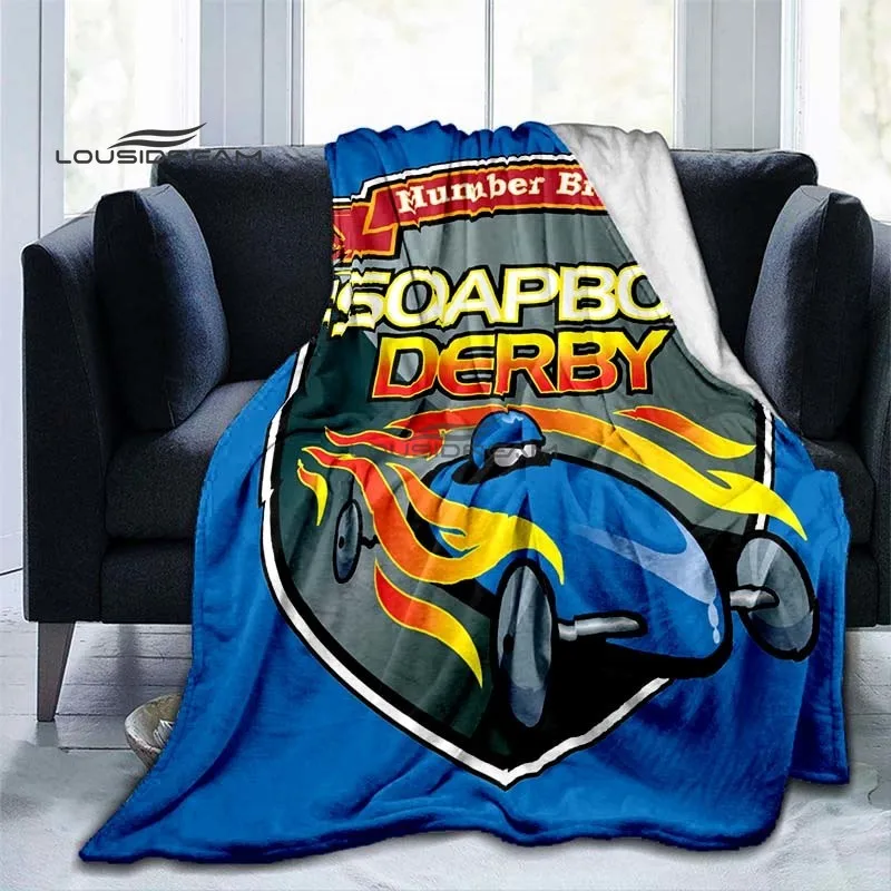 Soap Box Derby Blanket 3D Printing Soft and Comfortable Blan