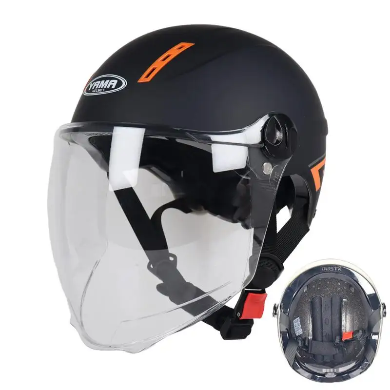 

Full Face Helmets Shockproof Half And Full Face Helmets Women Men Motorbike Helmets 3C Certified For Motorbike Moped Street Bike