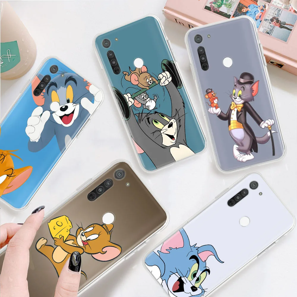 

Tom and Jerry Soft Transparent Case for LG K11 Plus K12 Prime K22 K40S K41S K51S K50S K61 K71 K52 K42 K62 Q61 Q52 K92 Q60 Max