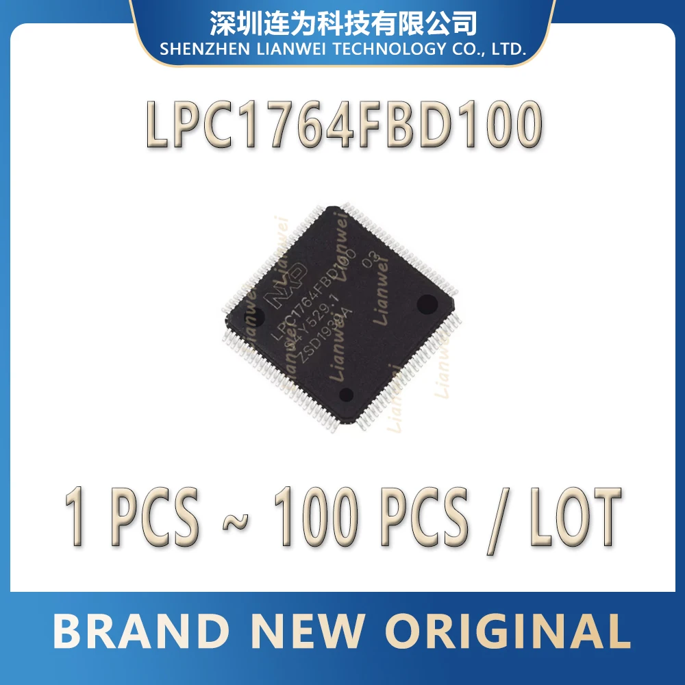 LPC1764FBD100 LPC1764FBD LPC1764 LPC IC MCU Chip LQFP-100