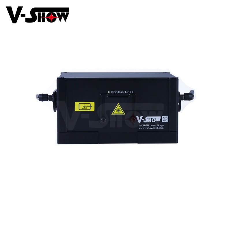 

V-Show Shipped from USA Warehouse 1W RGB Animation Laser Projector Stage Laser Light ILDA for DJ Disco Bar Club