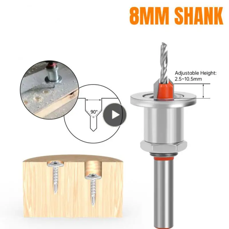 

Hss Drill Bit Milling Cutter 8/10mm Hole Demolition 2.8/3.0/3.2/3.5/4.0mm Countersink Drill Tools And Gadgets Screw Drill Bit