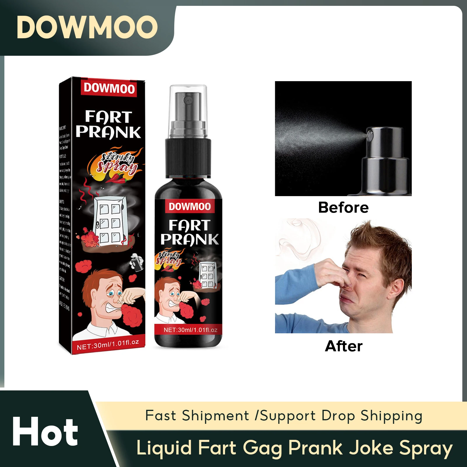 

Liquid Fart Gag Prank Joke Spray Hilarious Gag Gifts For Kids Prank Poop Stuff Non Toxic Smells Like Real Fart Extra Stink Spray
