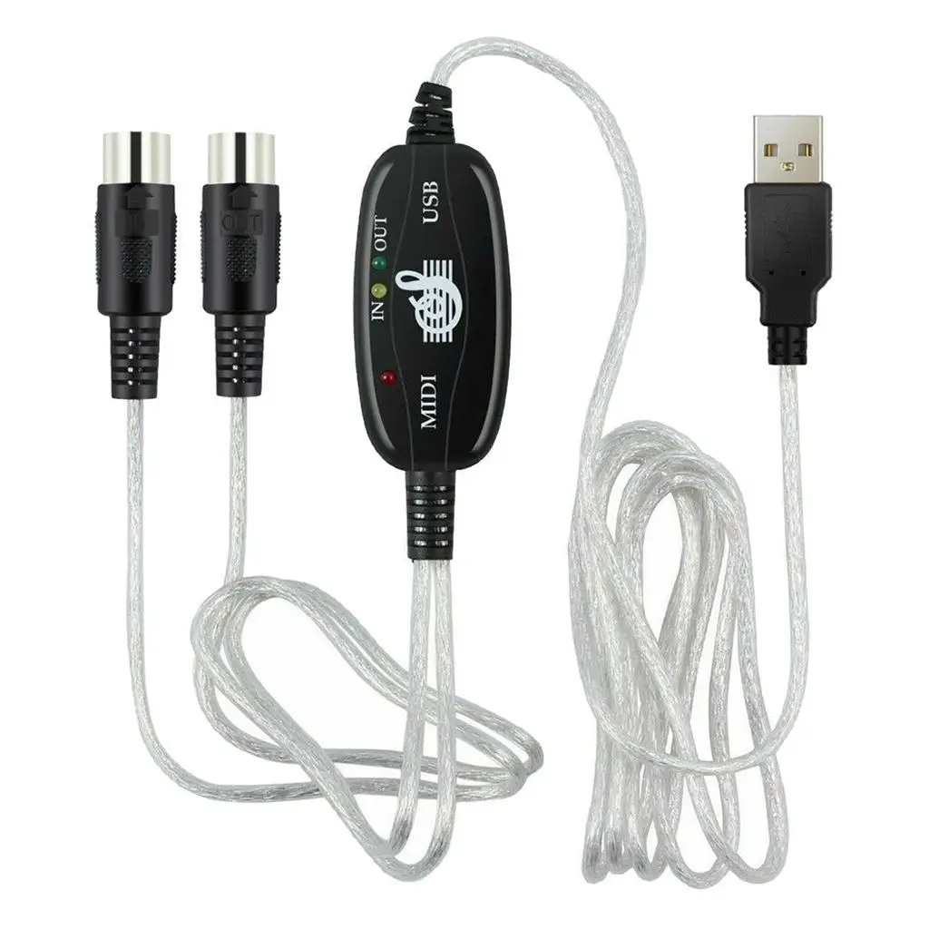 USB-интерфейс к MIDI-конвертеру адаптер для клавиатуры 7/8/10