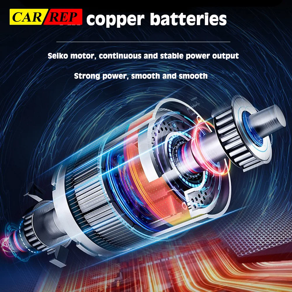 2 тонны/4400 фунтов портативный автомобильный домкрат 12 В с ударным ключом