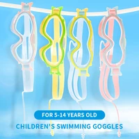 swim glasses with earplugs professional swimming goggles children silicone swimming anti fog uv swimming goggles kids waterproof