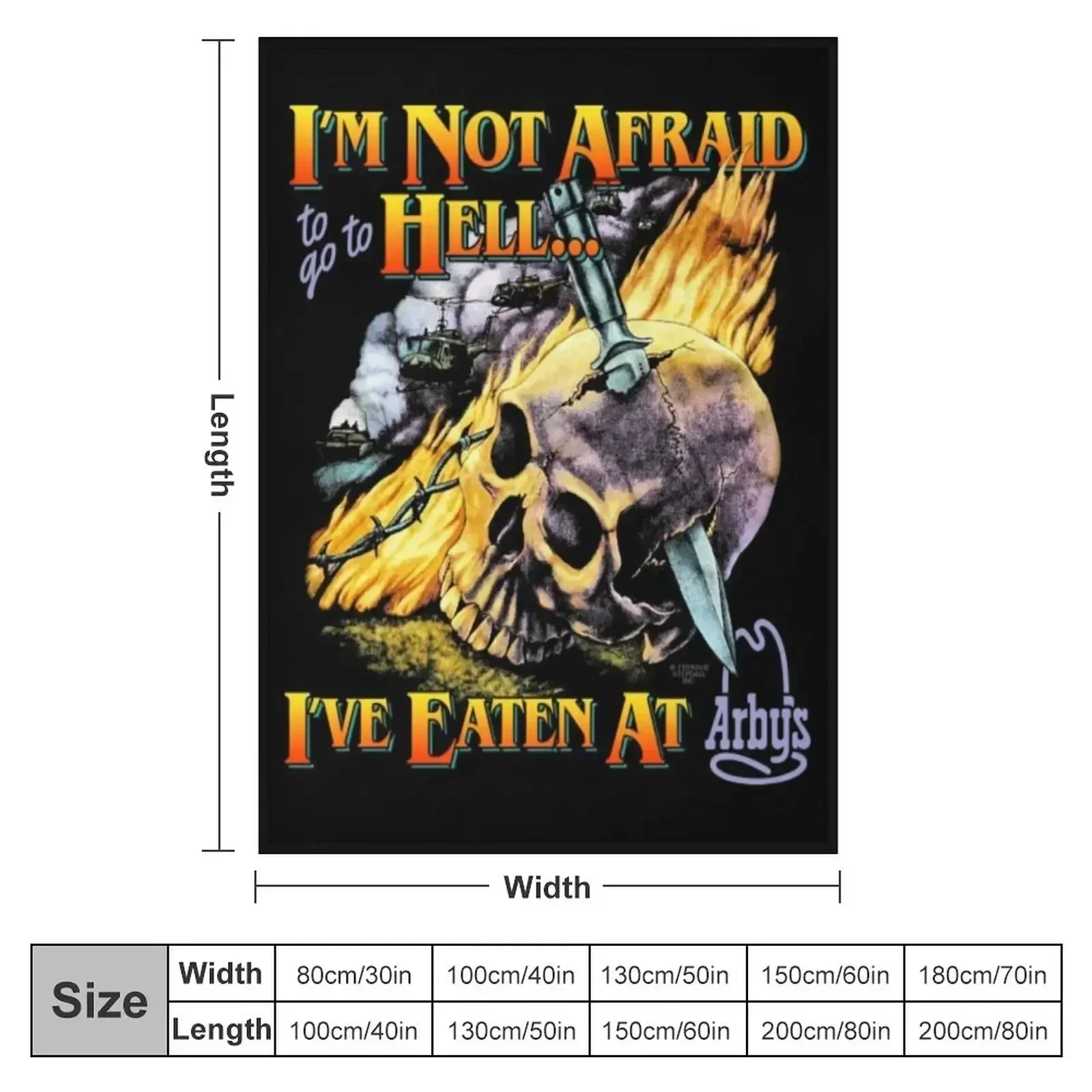 Футболка ArbysHell Arbys одеяло свободные рождественские подарки одеяла