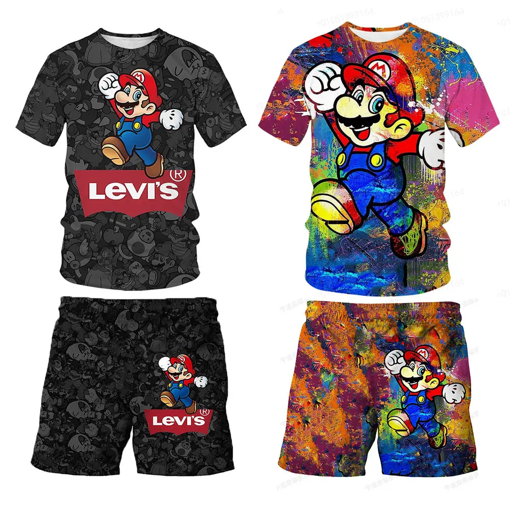 

2 шт., детские футболки и шорты