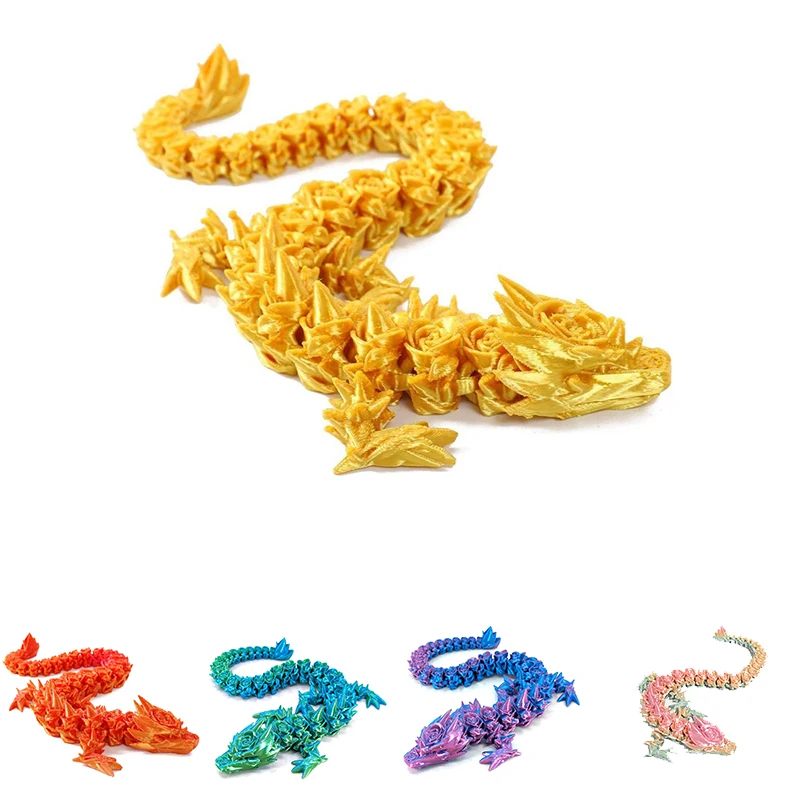 3D-печать розового дракона розовое яйцо многосоставная подвижная ручная модель в