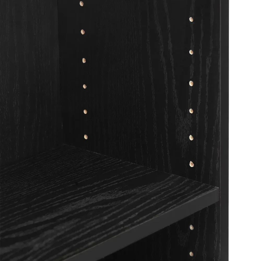 3-х уровневый книжный шкаф Furinno Gruen с регулируемыми полками эспрессо 2023 г.