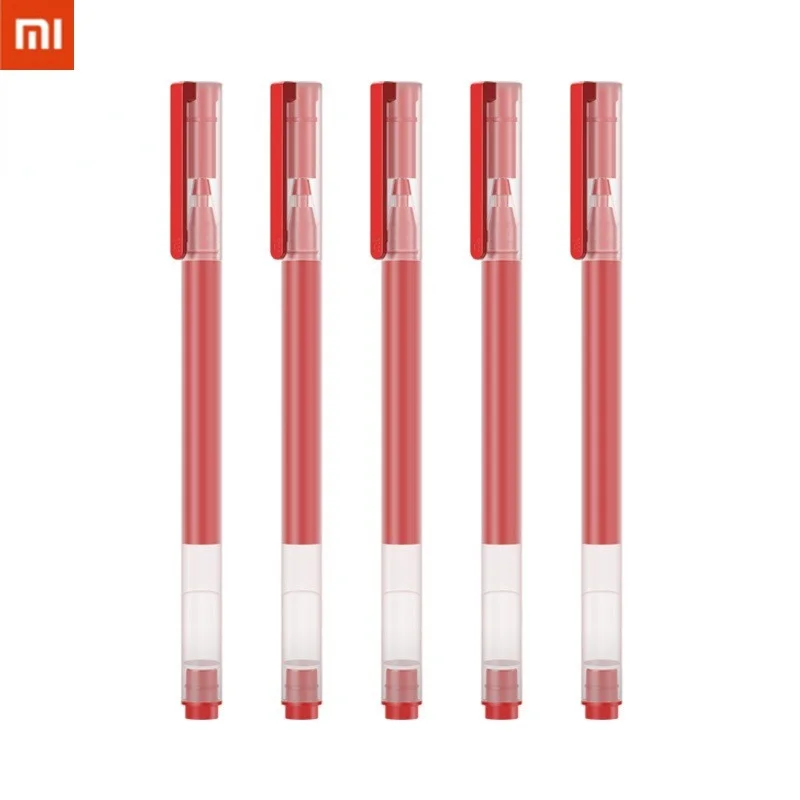 

Ручка гелевая Xiaomi, 0,5 мм, красная/черная