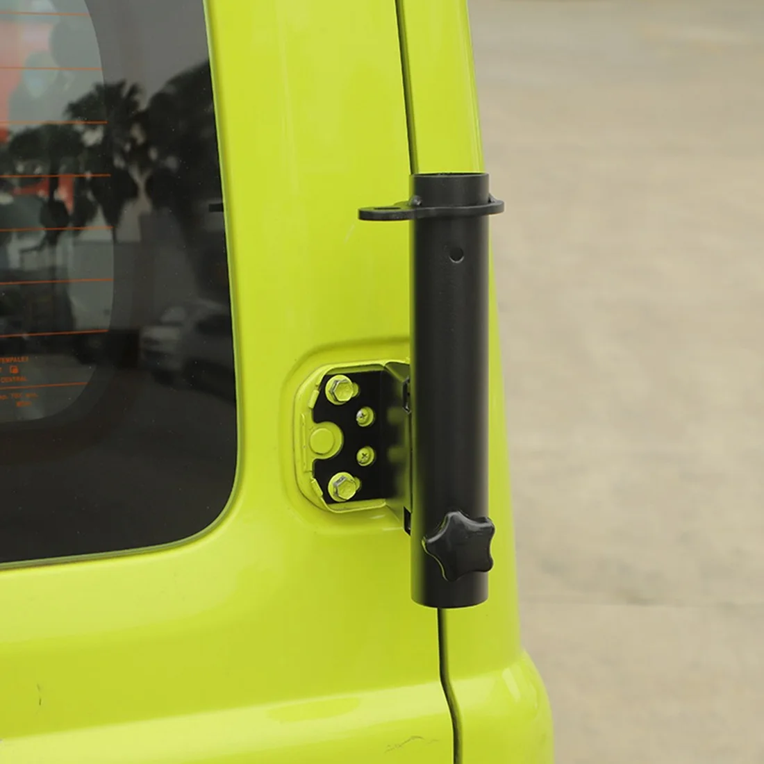 Держатель кронштейна флагштока задней двери для Jimny 2019 2020 2021 аксессуары черный
