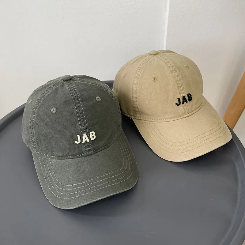 Бейсболка с вышивкой букв Jab для мужчин и женщин Same Sle корейская серия модная