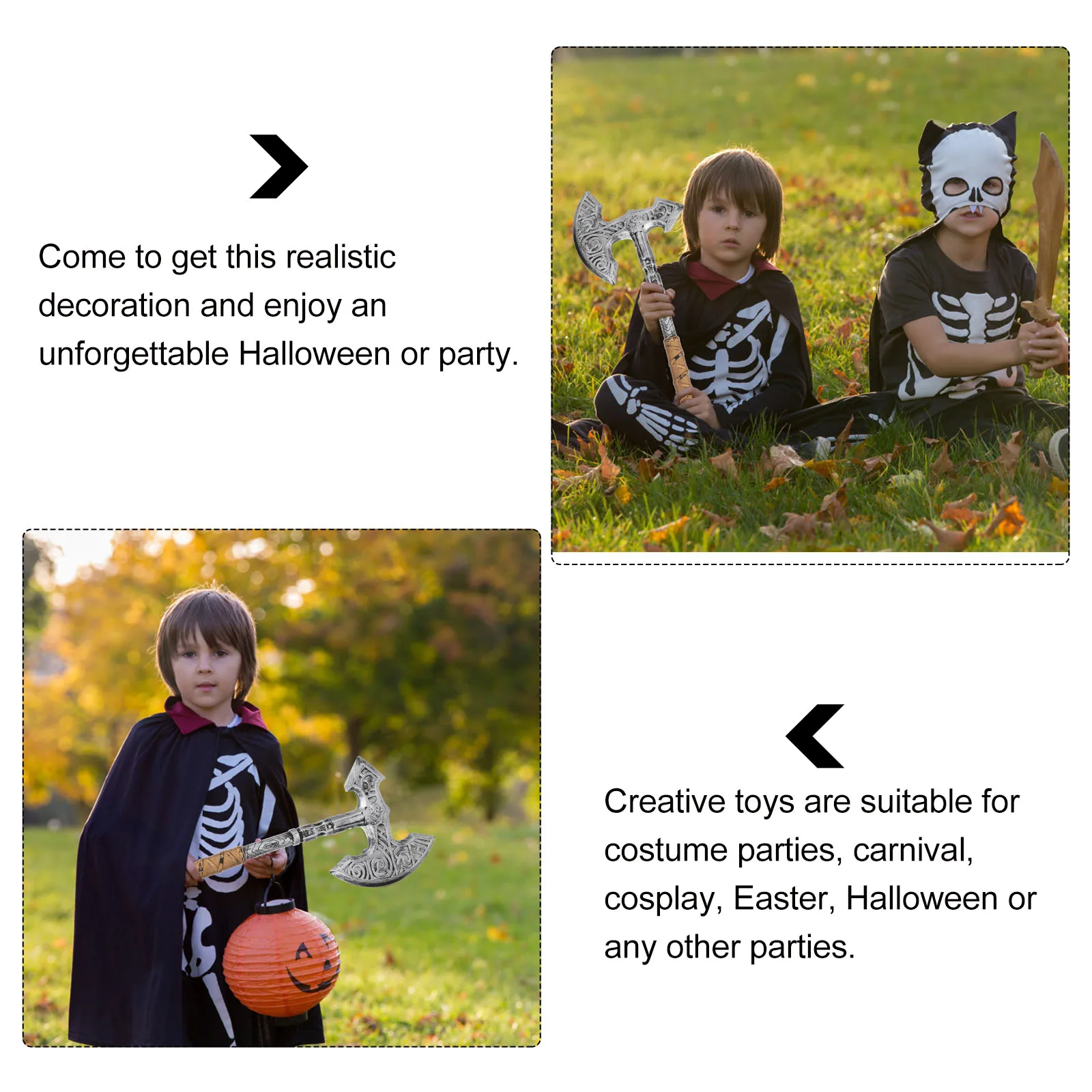 2 шт. пластиковый топор для косплея