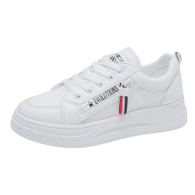 White Shoes Women's Summer New Women's Shoes Thick Bottom Korean Version All-match Student Casual Shoes Ins Tide Board Shoes