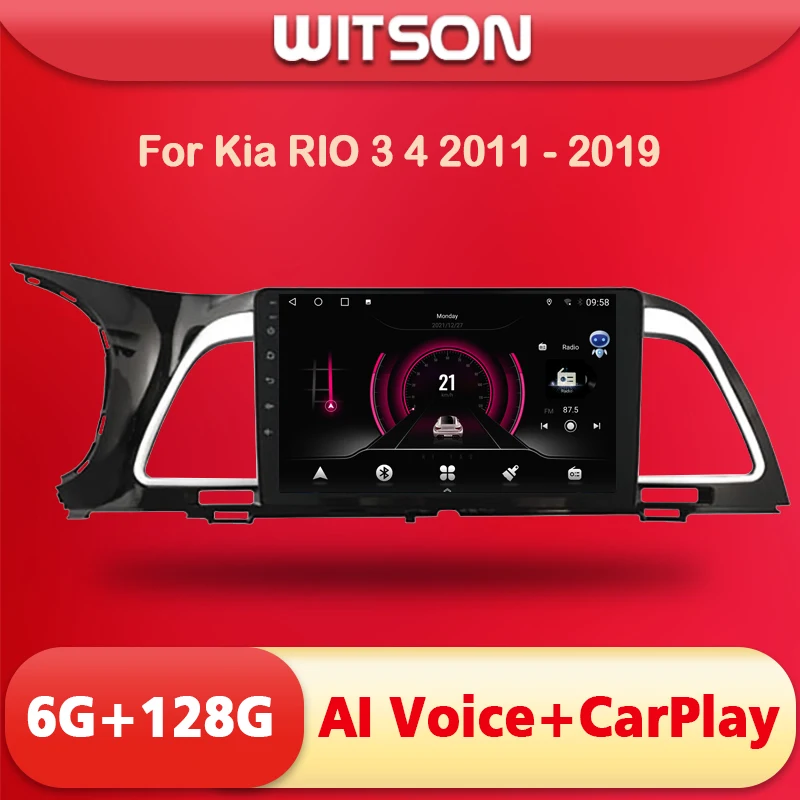 Автомобильная Мультимедийная система WITSON AI VOICE Android 11 для KIA K4 2014 2015 2016 2017 2018 4G