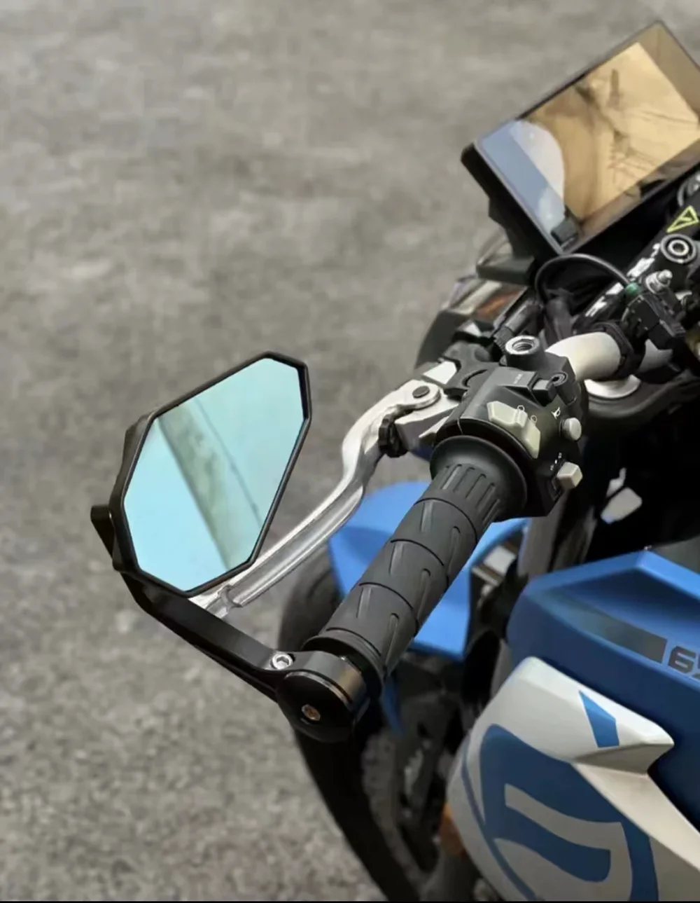 Универсальное мотоциклетное зеркало заднего вида с ручкой 7/8 дюйма 22 мм для DUKE250