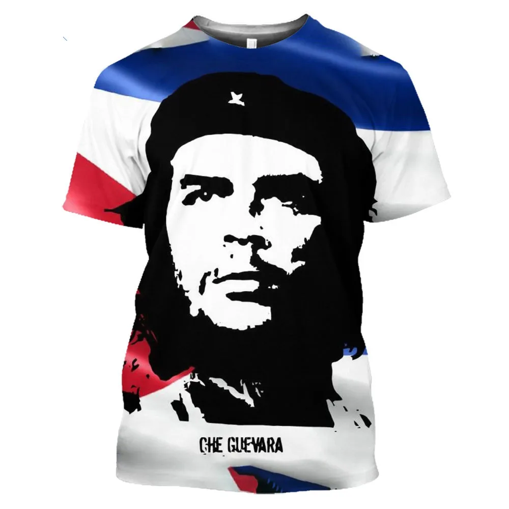 

Cuban Revolutionary Leader Che Guevara 3d Print T Shirt Streetwear Funny Men T-shirt Fashion Casual Shirts Tops