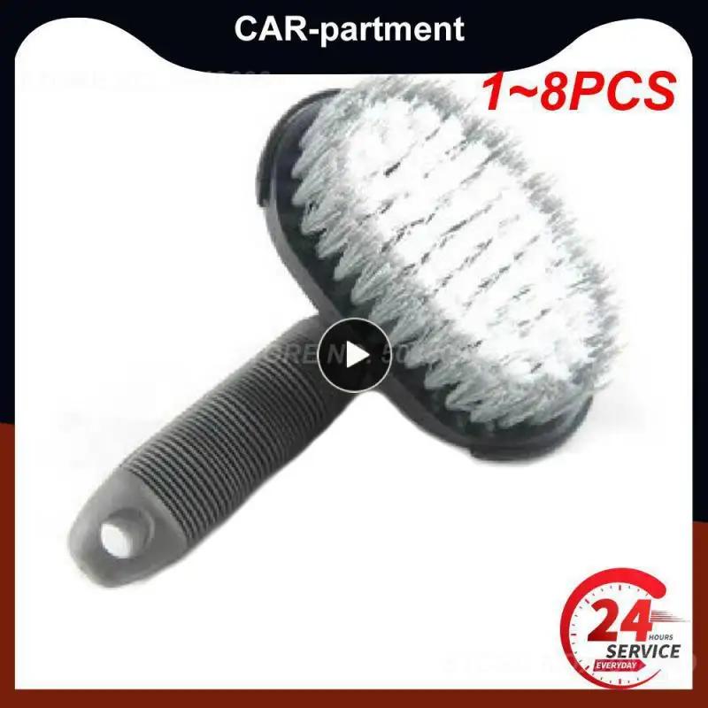 

1~8PCS Car Tyre Cleaning Brush T-Type Multi-Functional Wheel Hub Brush Car Washing Tool Car Wheel Brush Car Accessories